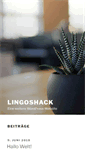 Mobile Screenshot of lingoshack.com